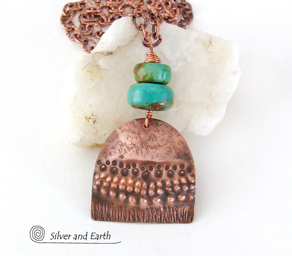 Bohemian turquoise clearance necklace